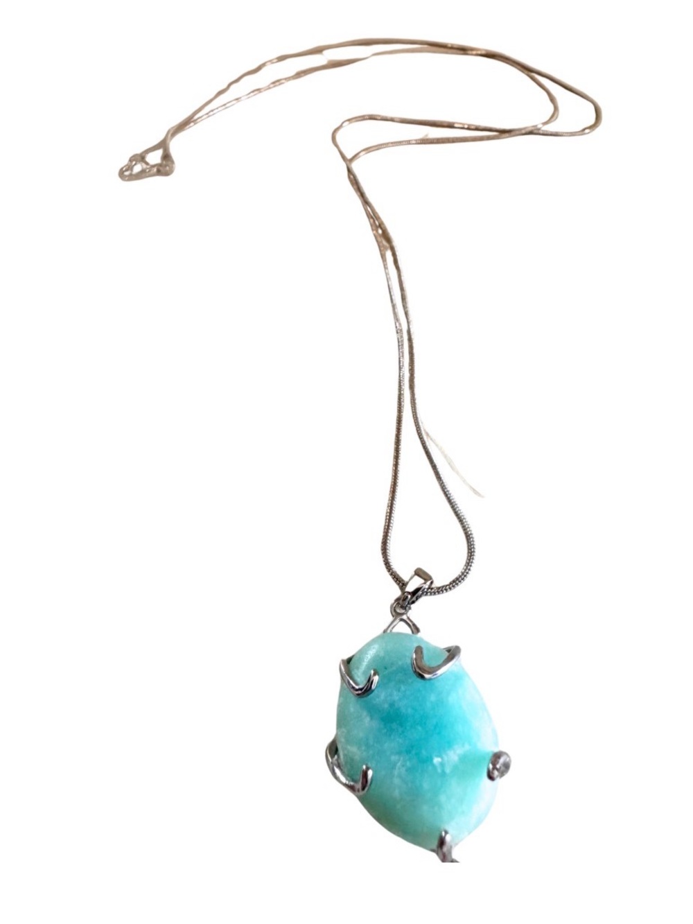 Handcrafted  Larimar Stone necklace